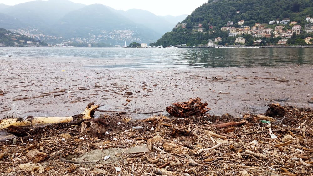 Alluvione al lago di Como, luglio 2021
