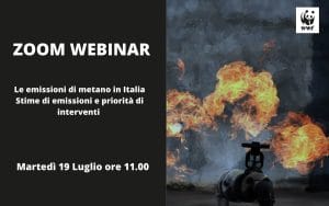 Webinar su zoom del WWF Italia sul metano
